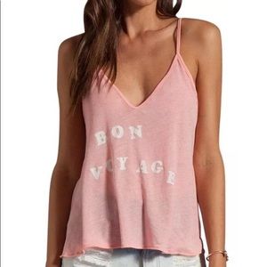 WILDFOX ‘Bon Voyage’ Pink Cami